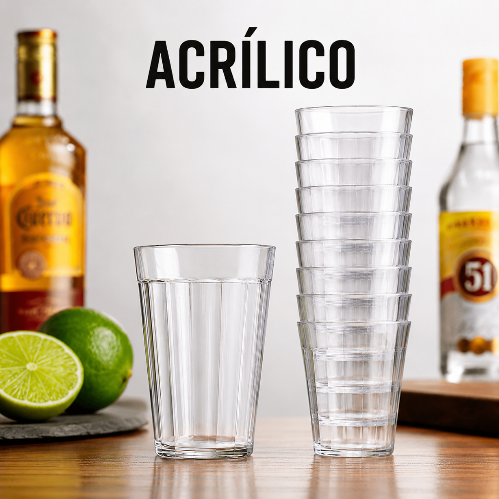 Copo Dose Shot Para Cachaça Tequila Vodka Acrilico Transparente Para Festa 50ml