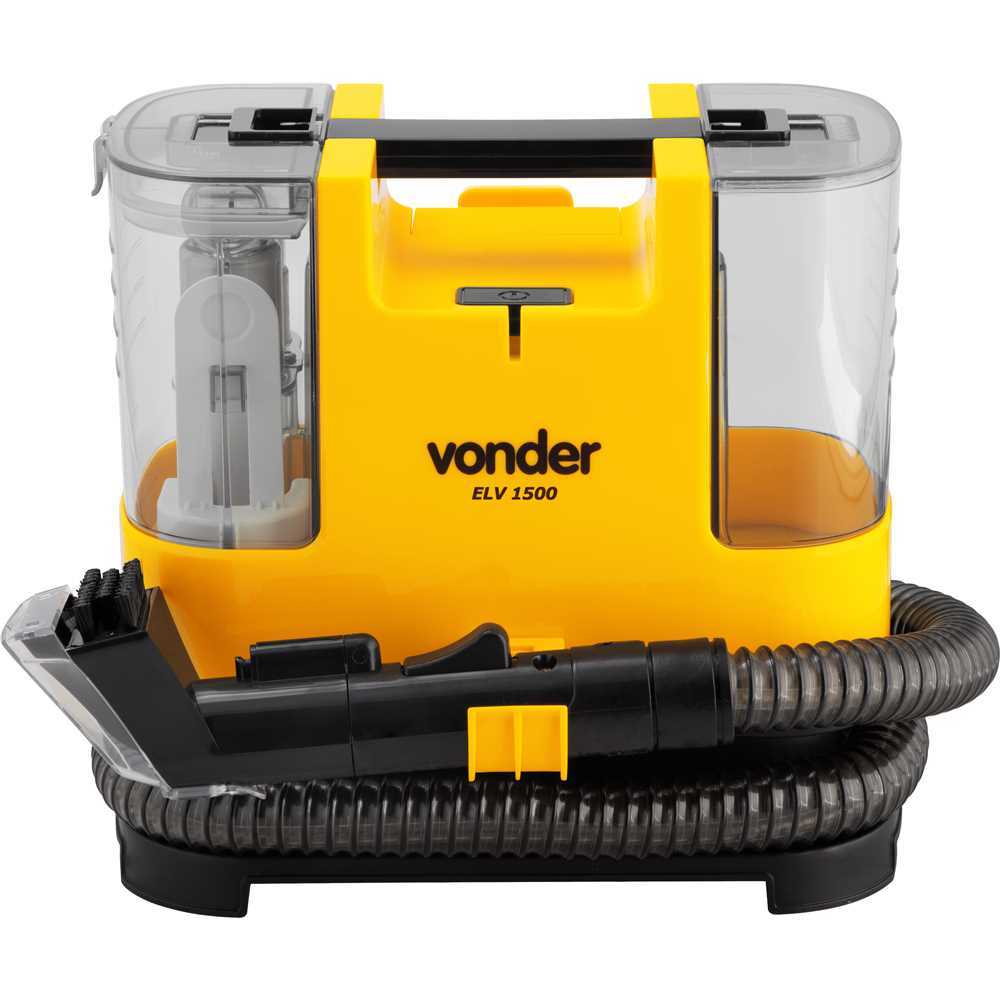 Extratora Portátil Vonder ELV 1500 400W 220V Lava Sofá Estofado Carpete Aspirador Extrator