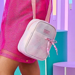 Bolsa Infantil Menina Customize Cordão com Miçangas Tie Dye Pampili