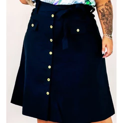 Saia Bengaline Plus Size