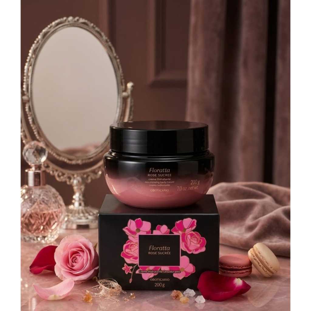 Crema Hidratante Desadorante Floratta Rose Sucrée