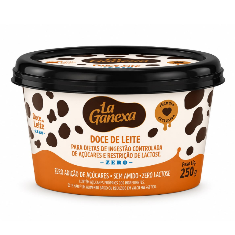 Doce de Leite Zero 250g Zero Lactose / Sem Amido - La Ganexa