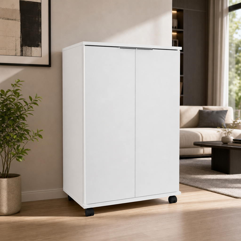 Armário Multiuso Sapateira para Escritório/Cozinha/Lavanderia 2 Portas Pratic