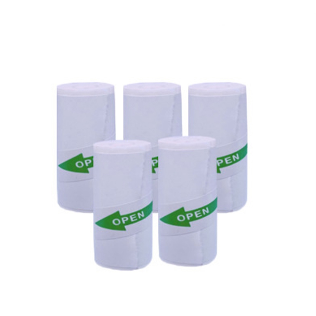 Kit De Rolos Papeis Para Mini Impressora Comum e Adesivo