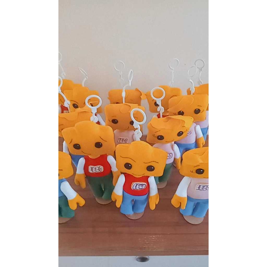 Bonecos Lego em Feltro | Kit Decoração Festa Infantil | /lembrancinhas para festa infantil/Centro de Mesa Personalizado