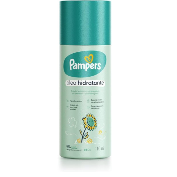 Óleo Hidratante Corporal Girassol 110 ml - Pampers - Original