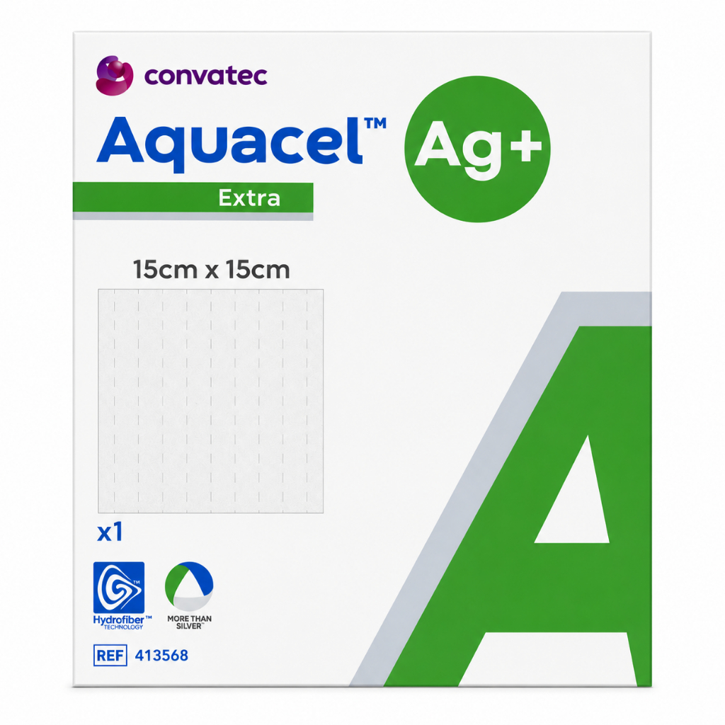 Aquacel Ag+ Extra 15x15cm (unidade) - ConvaTec