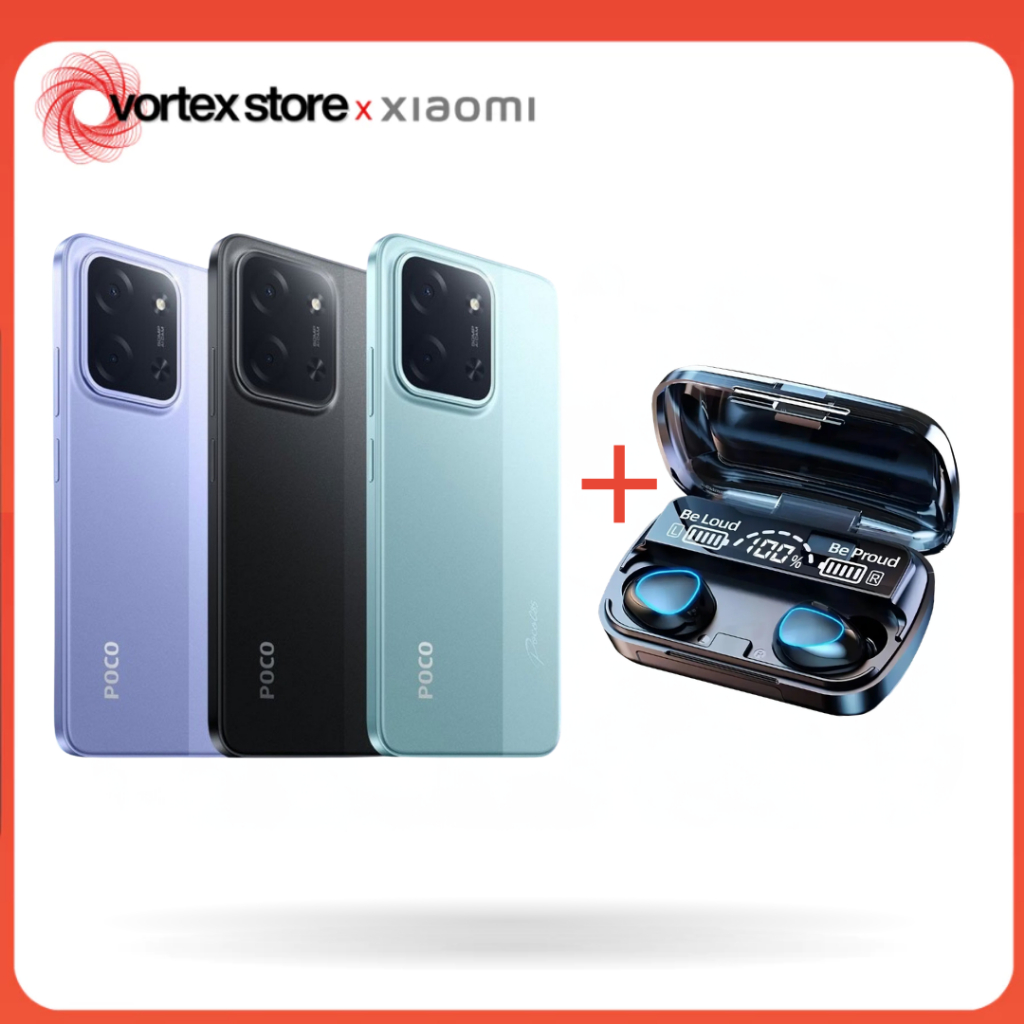 Xiaomi POCO C85 4G (Versão Global) Android15 Tela 6.9” 120Hz Bateria 6000mAh Car
