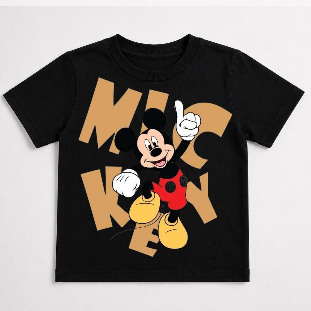 camiseta do mickey para criança do 2 ao 14 menino e menina criança 100% algodão