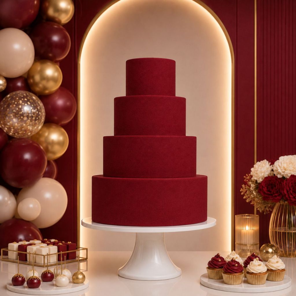 Bolo Fake Profissional 4 Andar Para Decoração de Casamento Aniversários Mêsversários