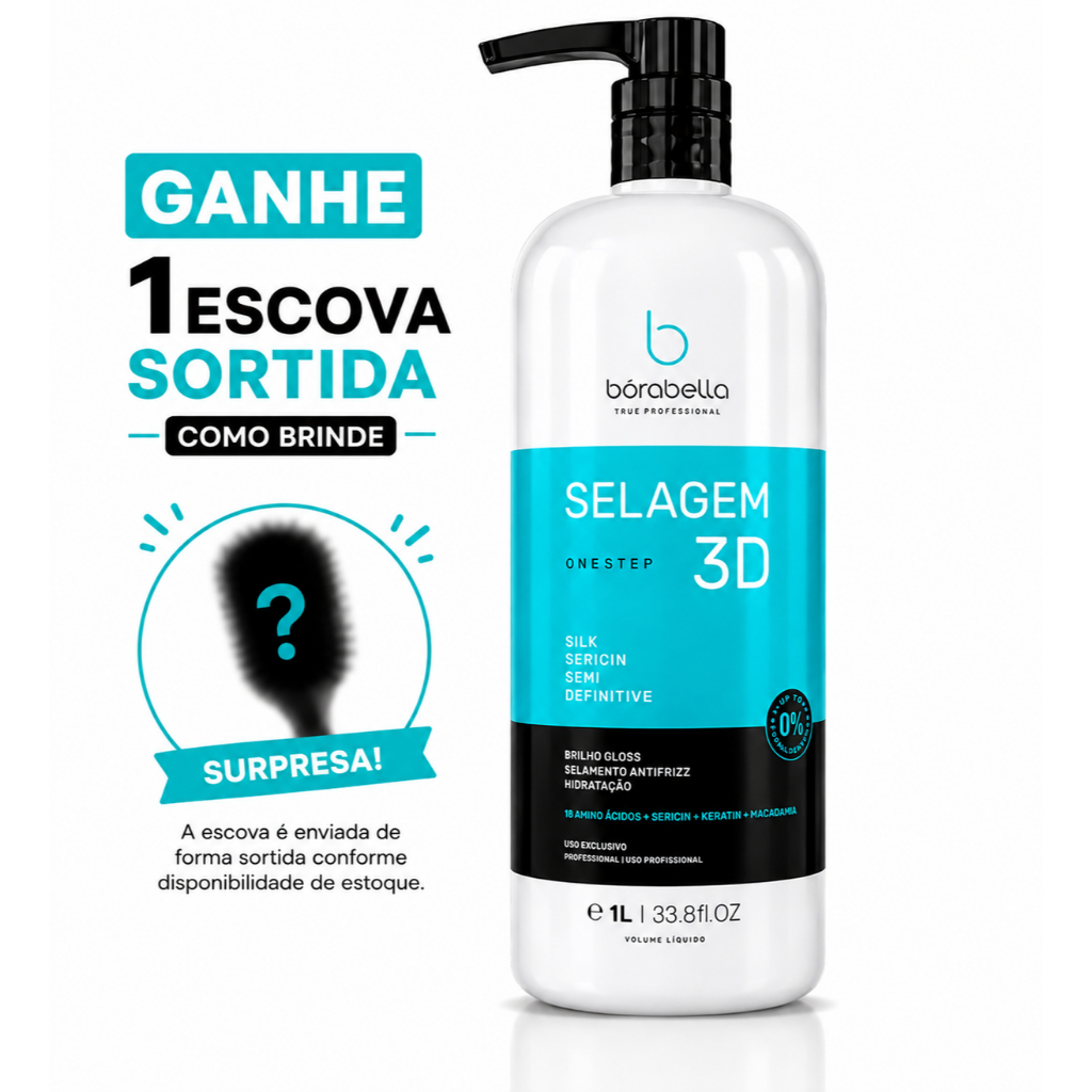 Borabella Selagem Semi Definitiva 3D Gloss 1L