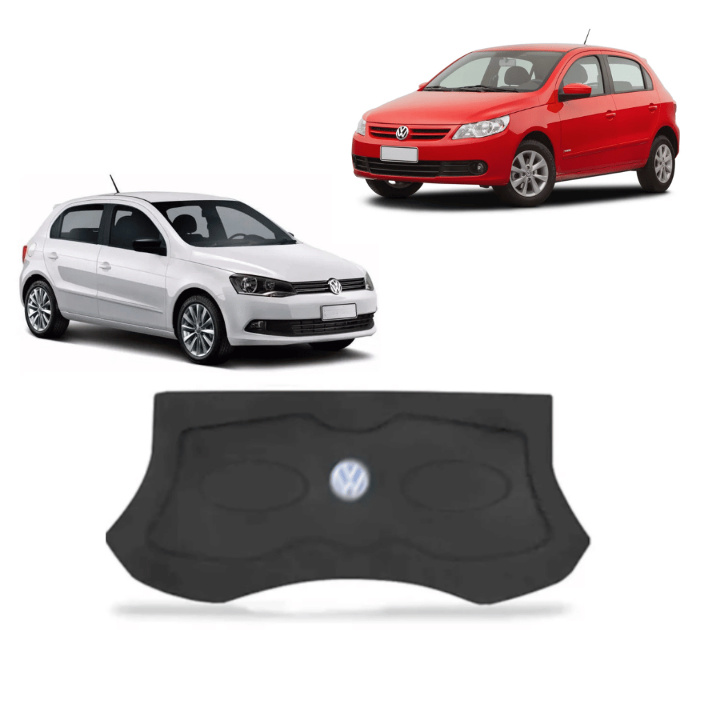 Tampão Porta Malas Volkswagen Gol G5 2008 a 2012 R-Acoustic Bagagito Carpete Grafite