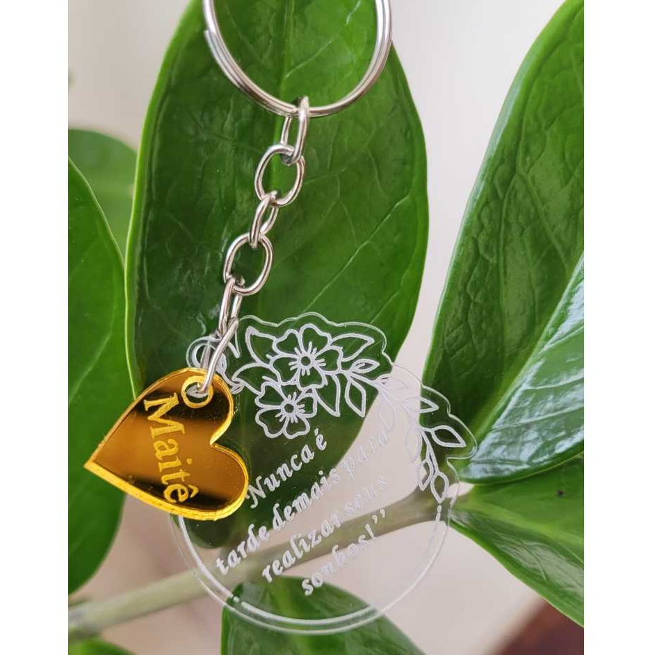 LEMBRANCINHA CHAVEIRO PERSONALIZADO - PARA ANIVERSARIO - CASAMENTO - NOIVADO - CASAL