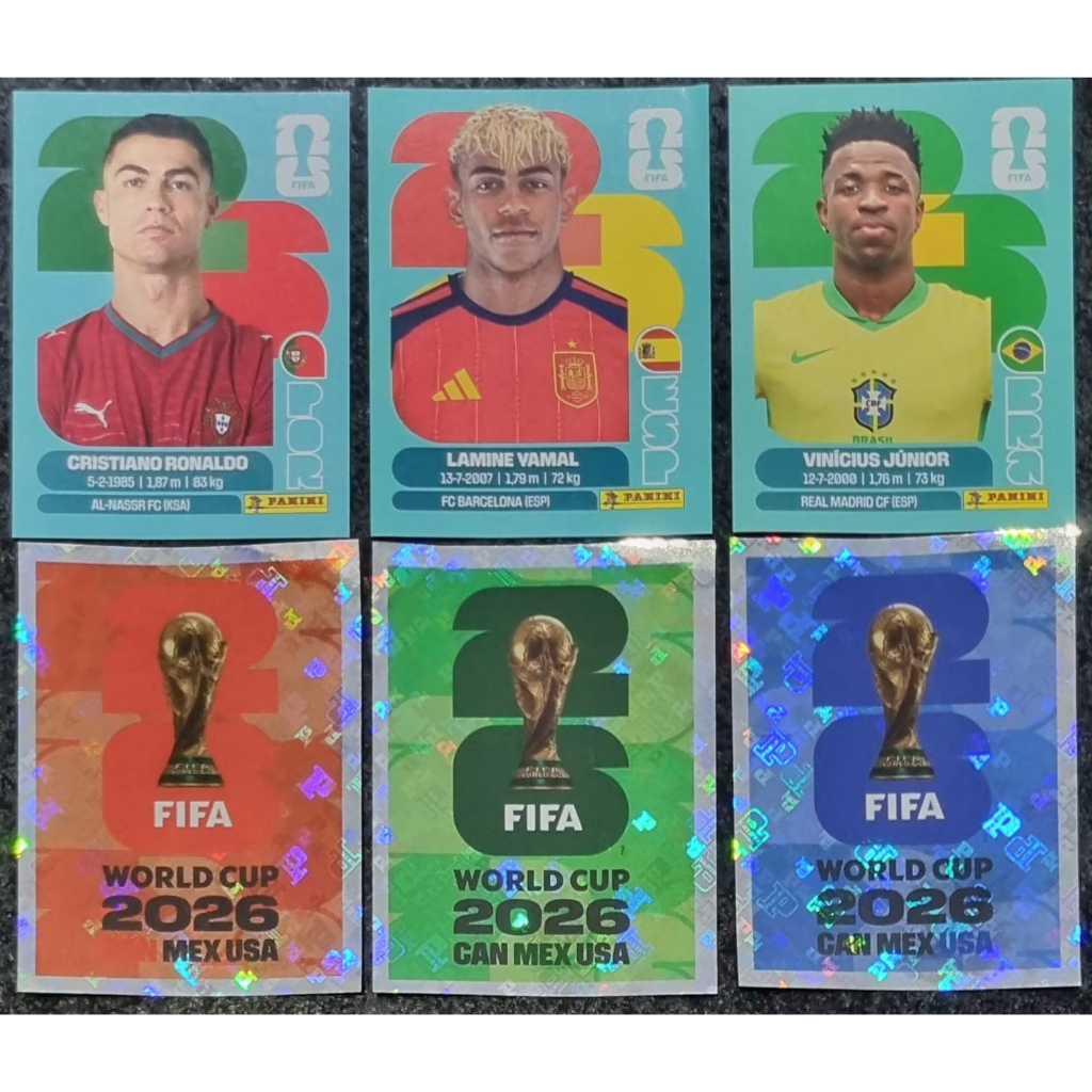 Figurinhas Copa de 2026 - Complete seu álbum - Figs avulsas - Envie sua lista pelo CHAT
