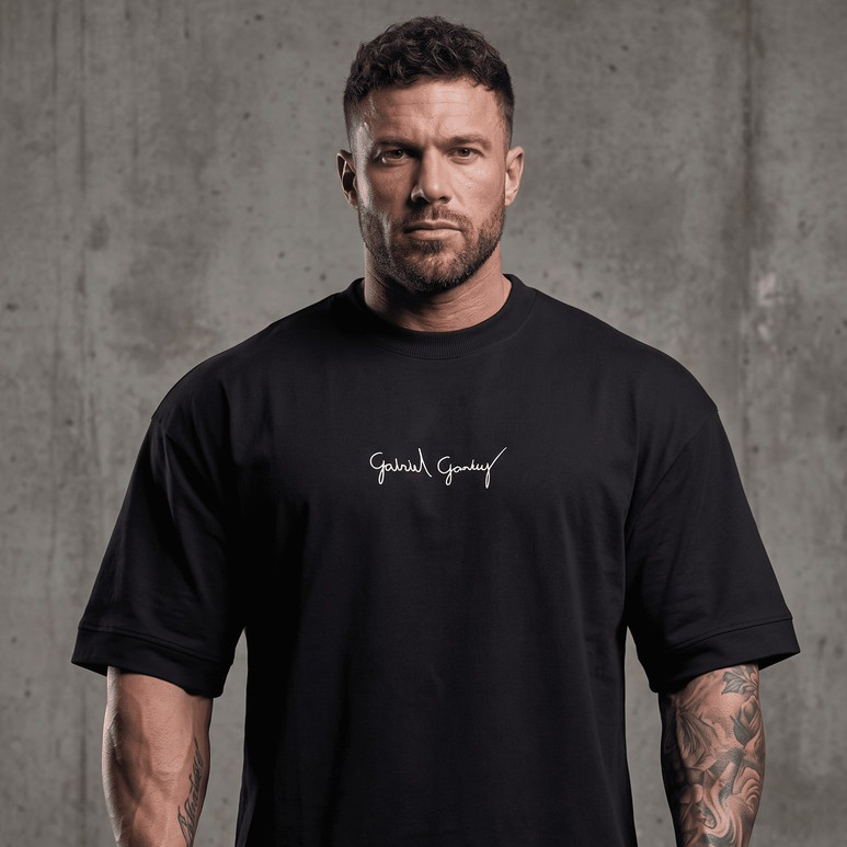 Camiseta Oversized Masculina Fitness Academia Treino Maromba Bodybuilder Streetwear Ganley  Freaky Legacy Premium