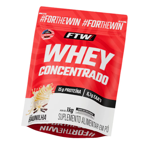 Whey Protein Concentrado 1kg Refil - FTW