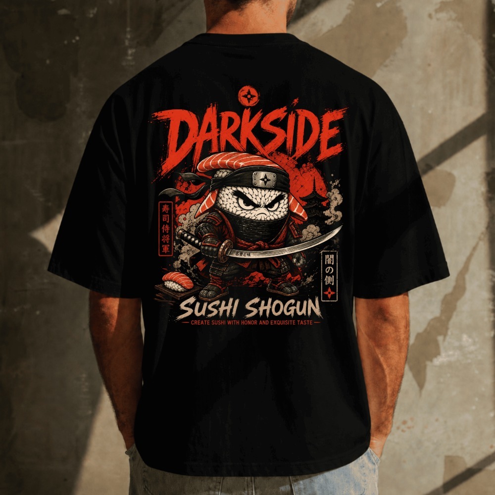 Camiseta Oversized Algodão Masculina Streetwear Darkside Academia Gym Maromba 100% Algodão