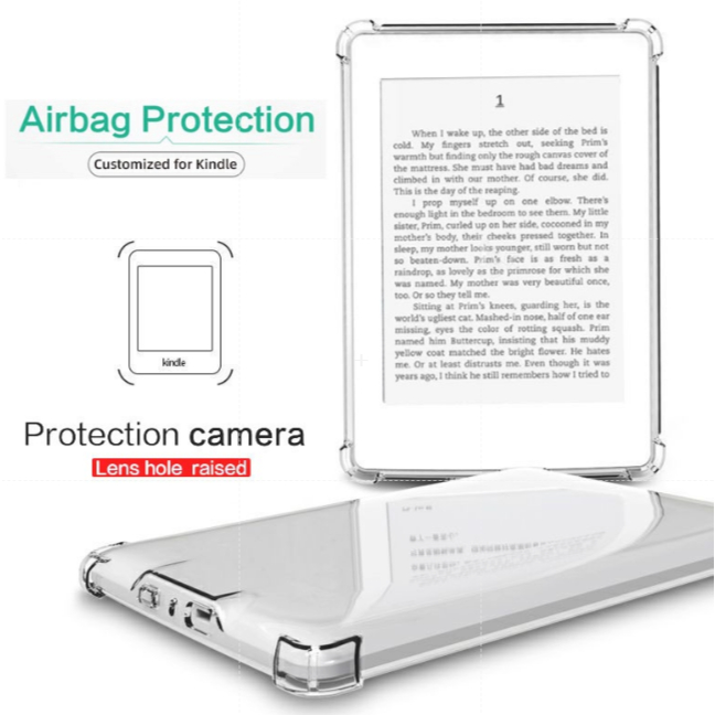 Capa Transparente Silicone TPU Para Kindle Paperwhite 1/2/3 958 6 Polegadas DP75SDI / EY21
