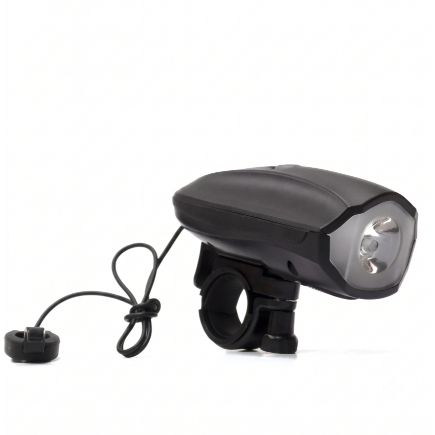 Farol com Buzina Absolute 1 Watt 2 Sons Recarregavel Resistente a chuva