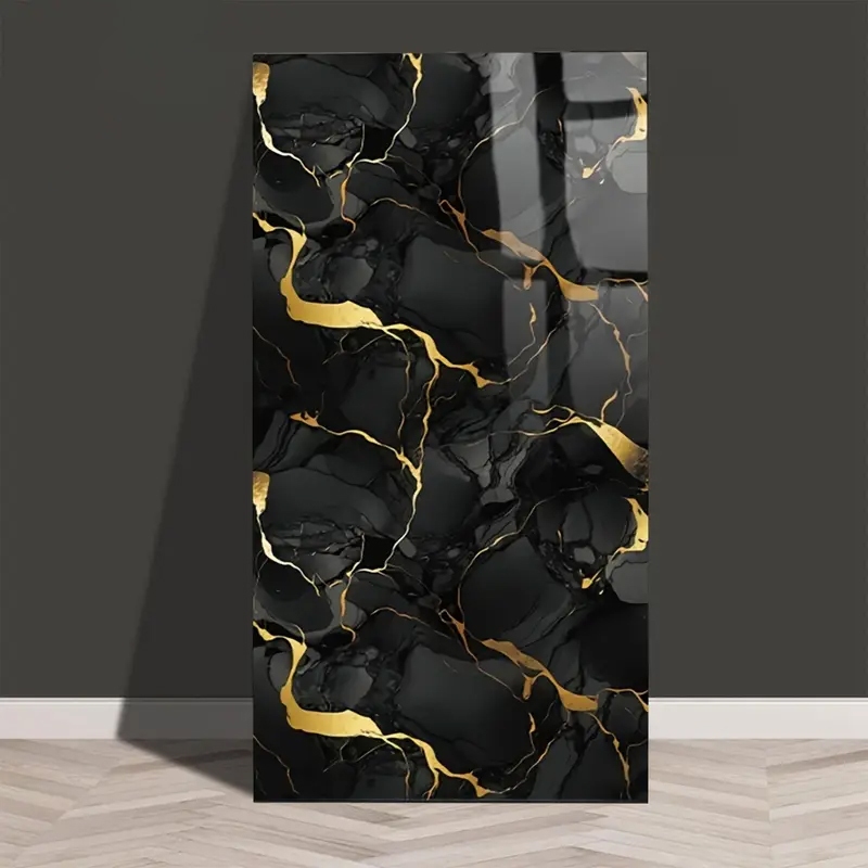 Kit 10 Placas Autocolante Marmorizada 3d Para Parede 60x30cm NazcaDecor