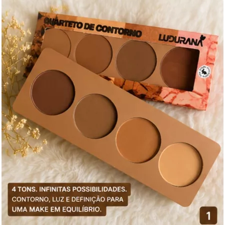 Paleta Quarteto de Contorno Ludurana(Nova embalagem do fabricante)--B00220 — imagem 2 de 2