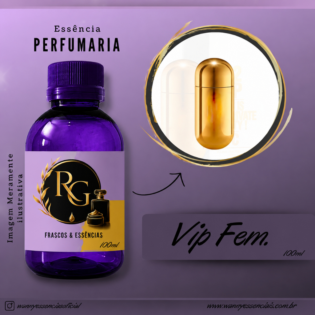 Essência Perfumaria Vip Fem. 100ml
