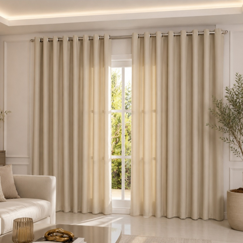 Cortina Blackout em Tecido 6,00m X 2,70m  Corta Luz Blecaute
