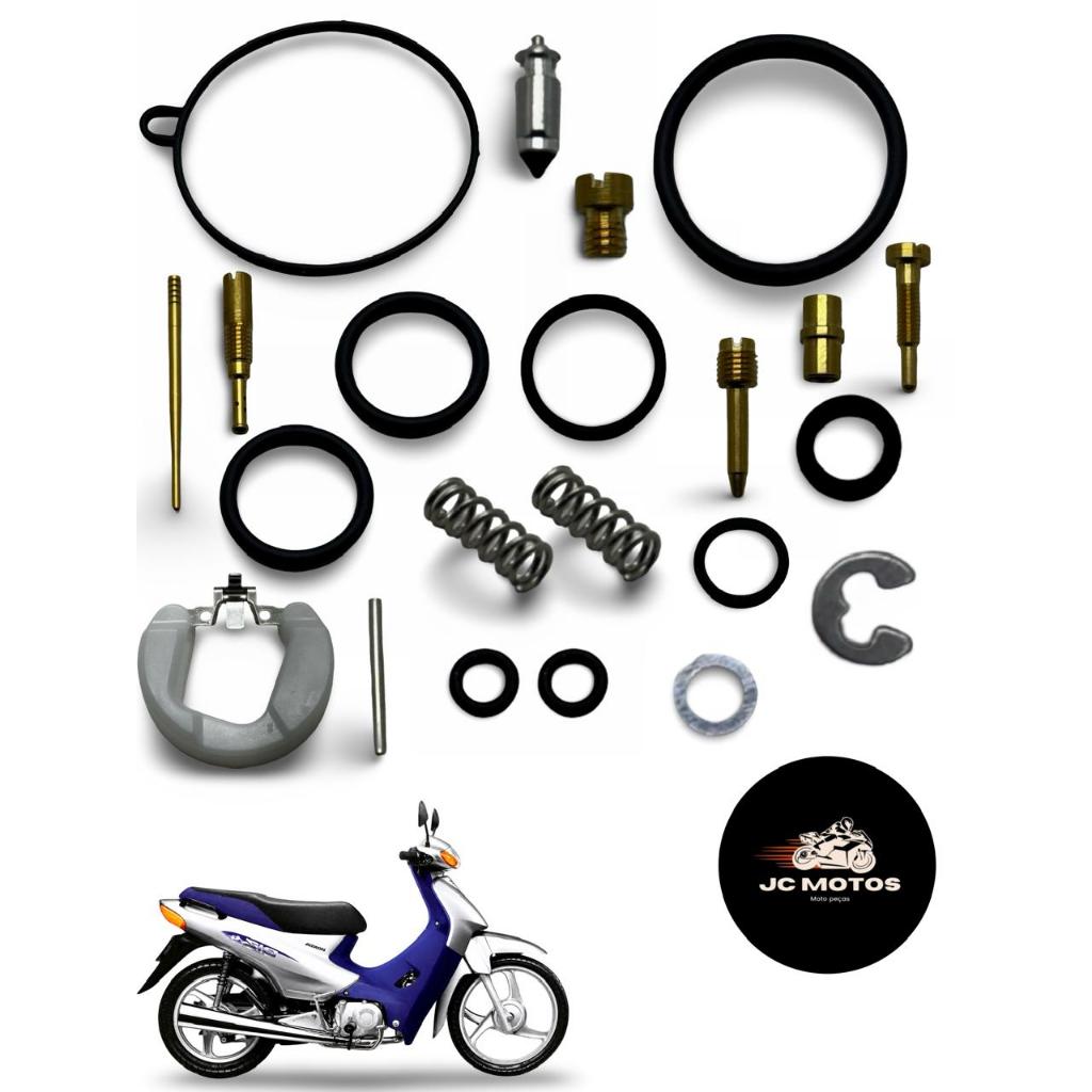 BOIA + REPARO CARBURADOR COMPLETO BIZ 100 1998-2005
