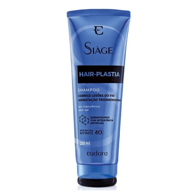 Kit Siàge Hair-Plastia (Shampoo 250ml + condicionador 200ml) Eudora