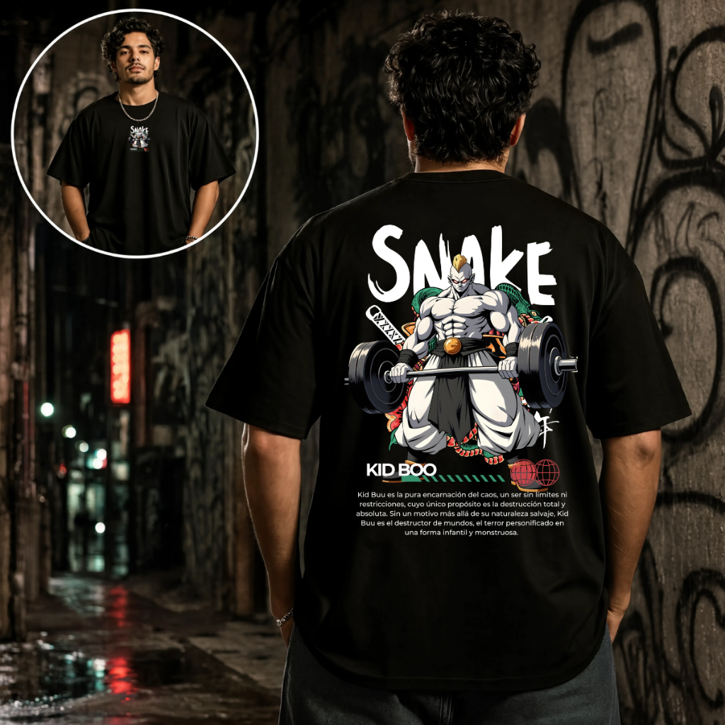 Camiseta Blusa Camisa Oversized Streetwear Algodão Academia Musculação Premium Sneke Confortável