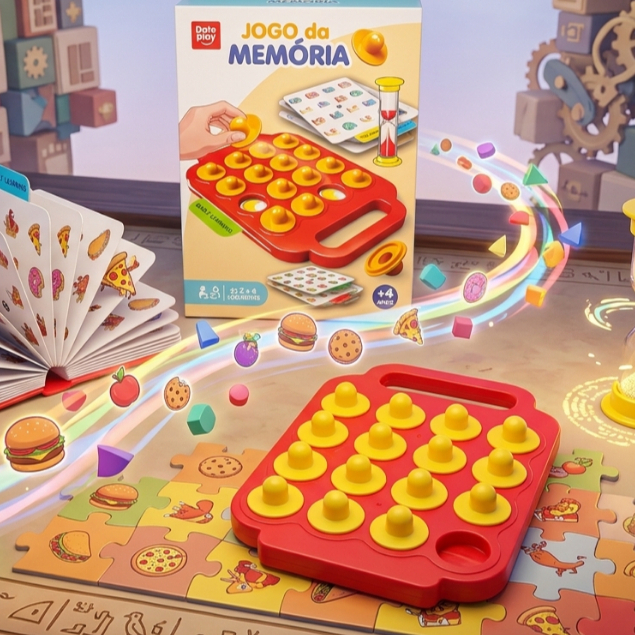 Jogo Da Memória Brinquedo Divertido Dute Play Ref:DT10076