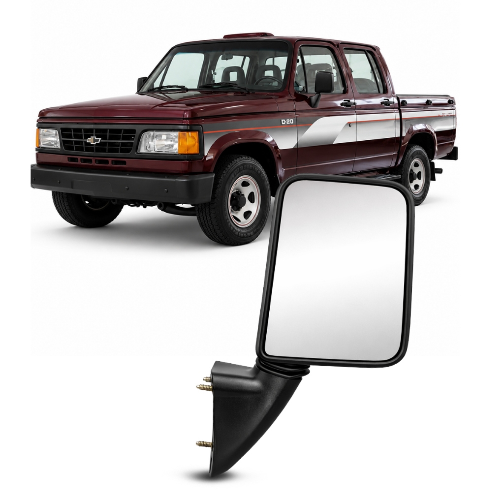 Retrovisor Externo D20 1991 1992 1993 1994 1995 1996 Fixo