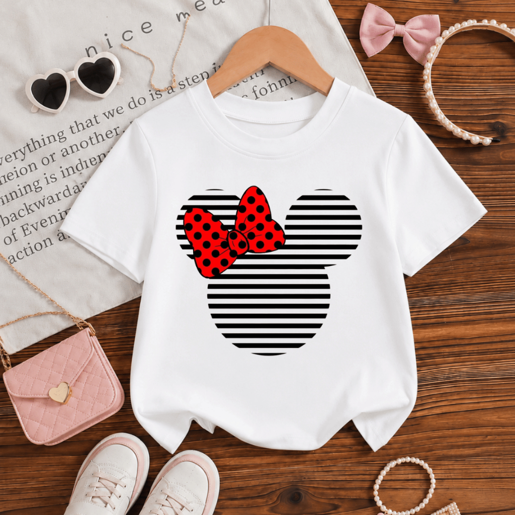CAMISETA ESTILOSA PARA MENINA DELICADA TAMANHO 2 AO 16 T-SHIRTS — imagem 2 de 2
