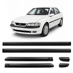 Jogo Friso Lateral Vectra 1996 a 1999 Preto