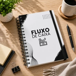 Caderneta Fluxo Caixa Caderno Controle Financeiro Empresa Semestral Livro Caixa Anotações