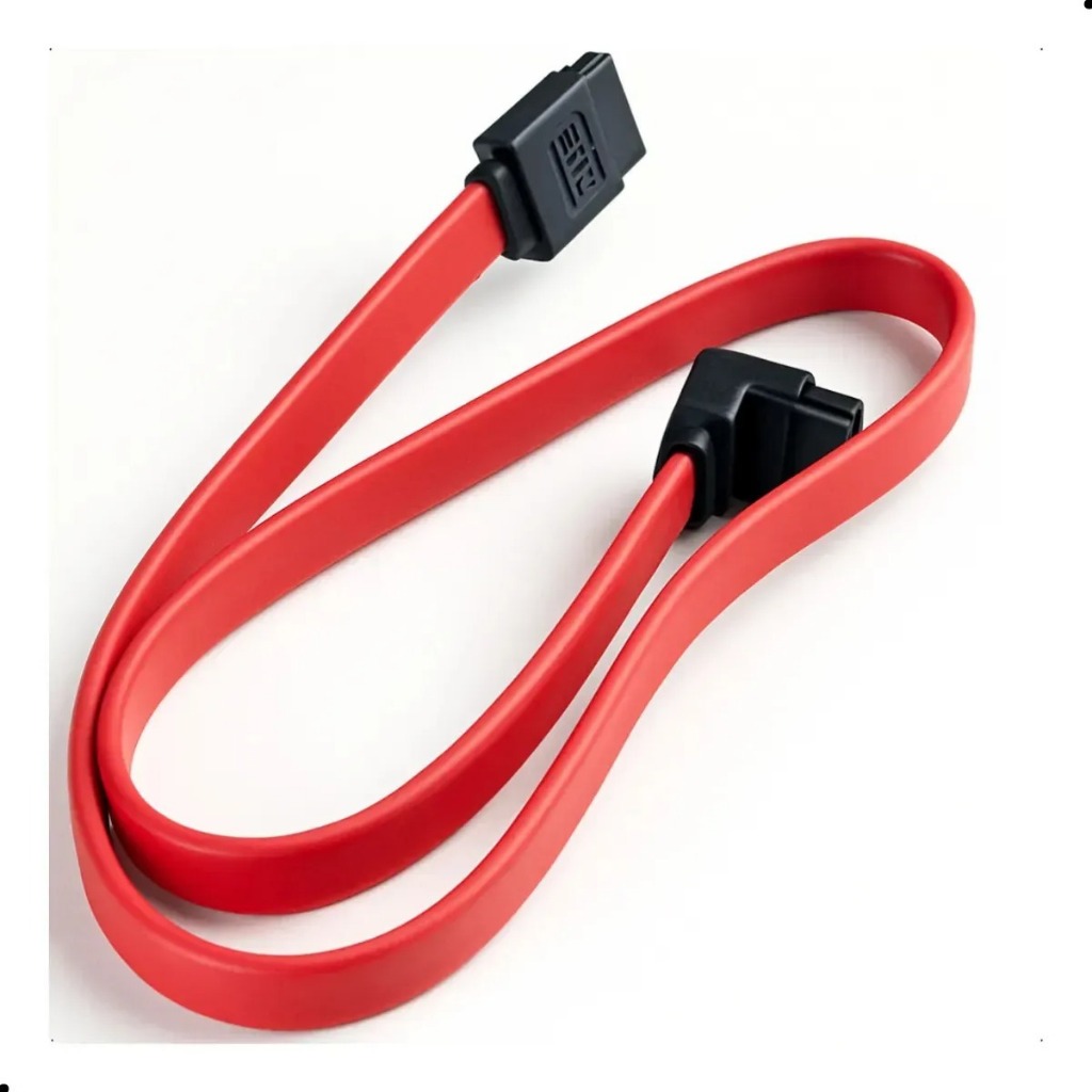 Cabo SATA interno c/ conector de 90 graus HD e HD Externo