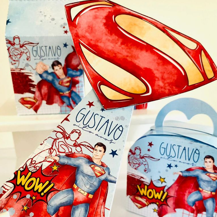 Kit Festa Infantil Personalizado Pegue e Monte | Caixas para Lembrancinhas | Aniversário Infantil I Comemoração infantil
