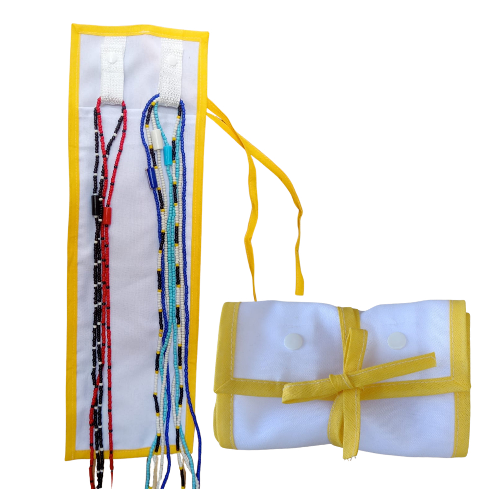 Saco Porta Guias AMARELO  Bolsa Estojo Porta Guia Exu é o Orixá Umbanda Candomblé