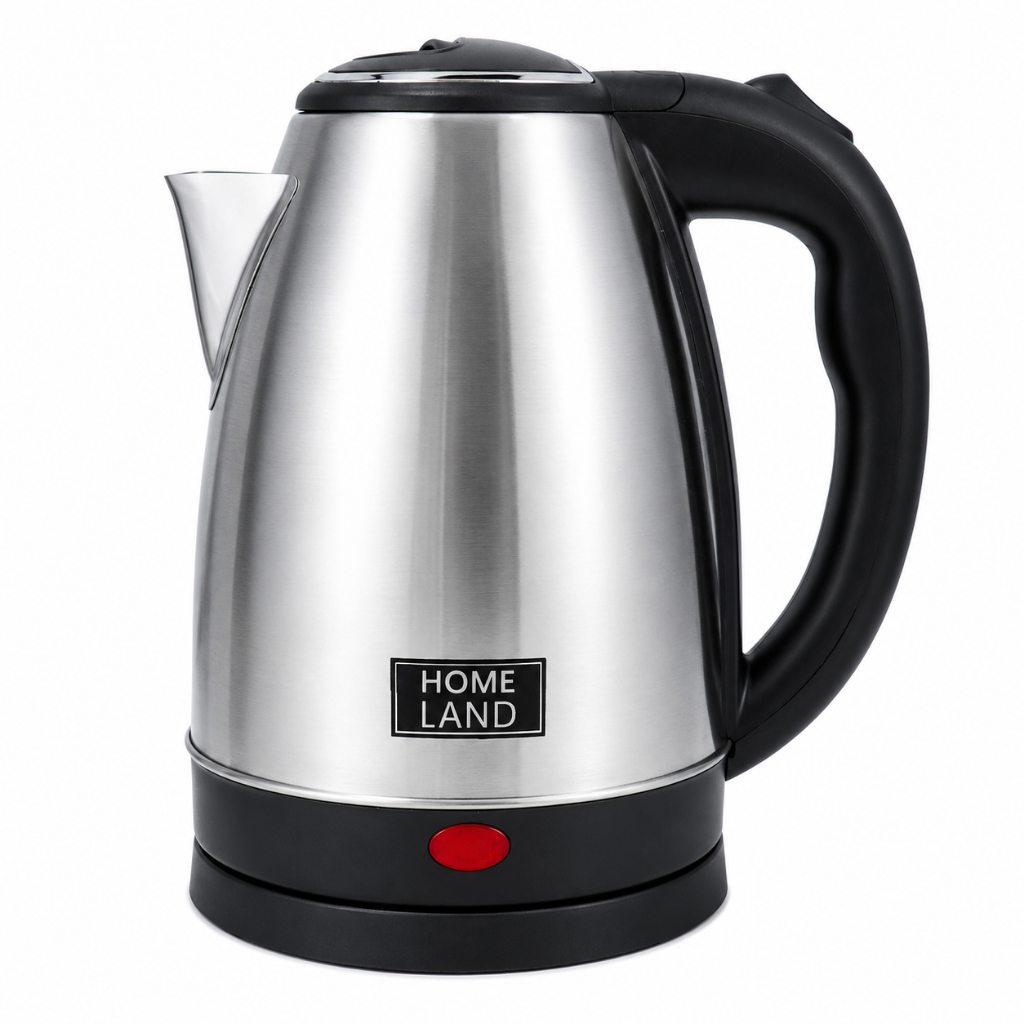 Chaleira Elétrica Inox 1,8L 1000W Ferve Água em Minutos Base 360° Auto Desliga