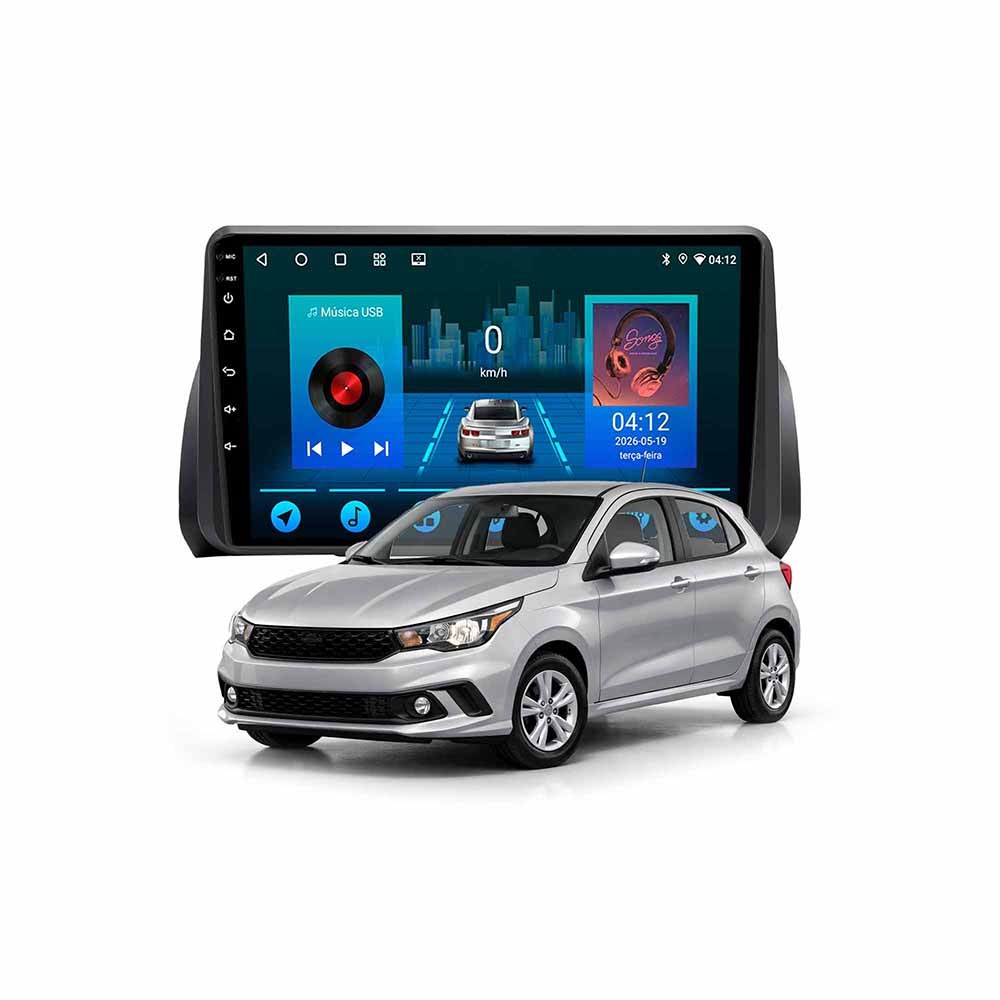 Multimídia Fiat Argo Cronos 2ram+64gb Carplay Android Gps Bluetooth Quadcore 9 Polegadas