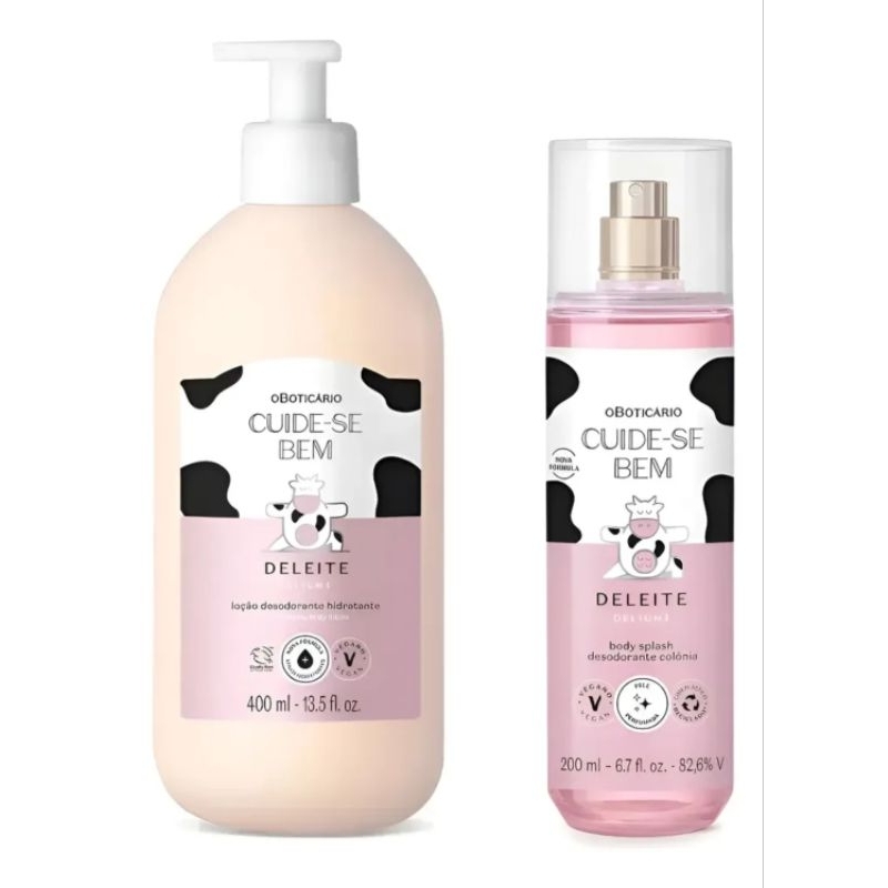 Combo Deleite Cuide-se Bem Pele Macia, 48h de Hidratação, Fragrância Doce