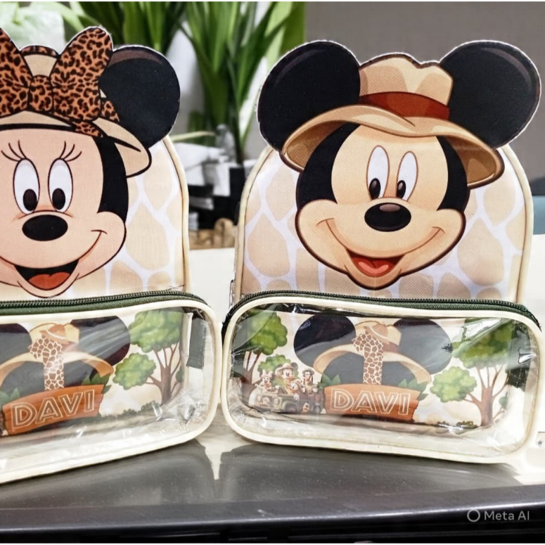Bolsinhas Mini Mochila 3D Lembrancinha Aniversário Brindes Personalizadas