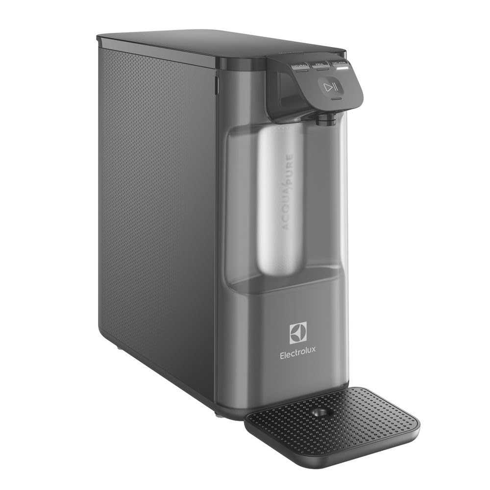 Purificador de Água Gelada Fria e Natural Touch Bivolt grafite PE12G Electrolux