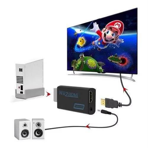 Wii2hdmi - Adaptador Conversor Nintendo Wii Para Hdmi 1080p