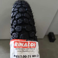 Pneu Moto Rinaldi Dianteiro 300-21 Wh21 Xre300,XR 250, LANDER ,Xtz 250 Ténéré 249,Trail,Cross
