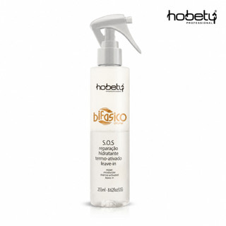Leave-In Finalizador Bifásico Hobety SOS 255ml Reconstrução Capilar e Protetor Térmico