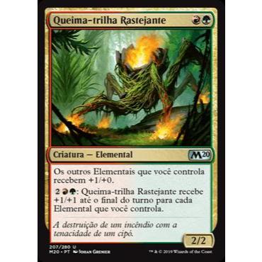 Queima-trilha Rastejante (Elemental) - - Magic The Gathering