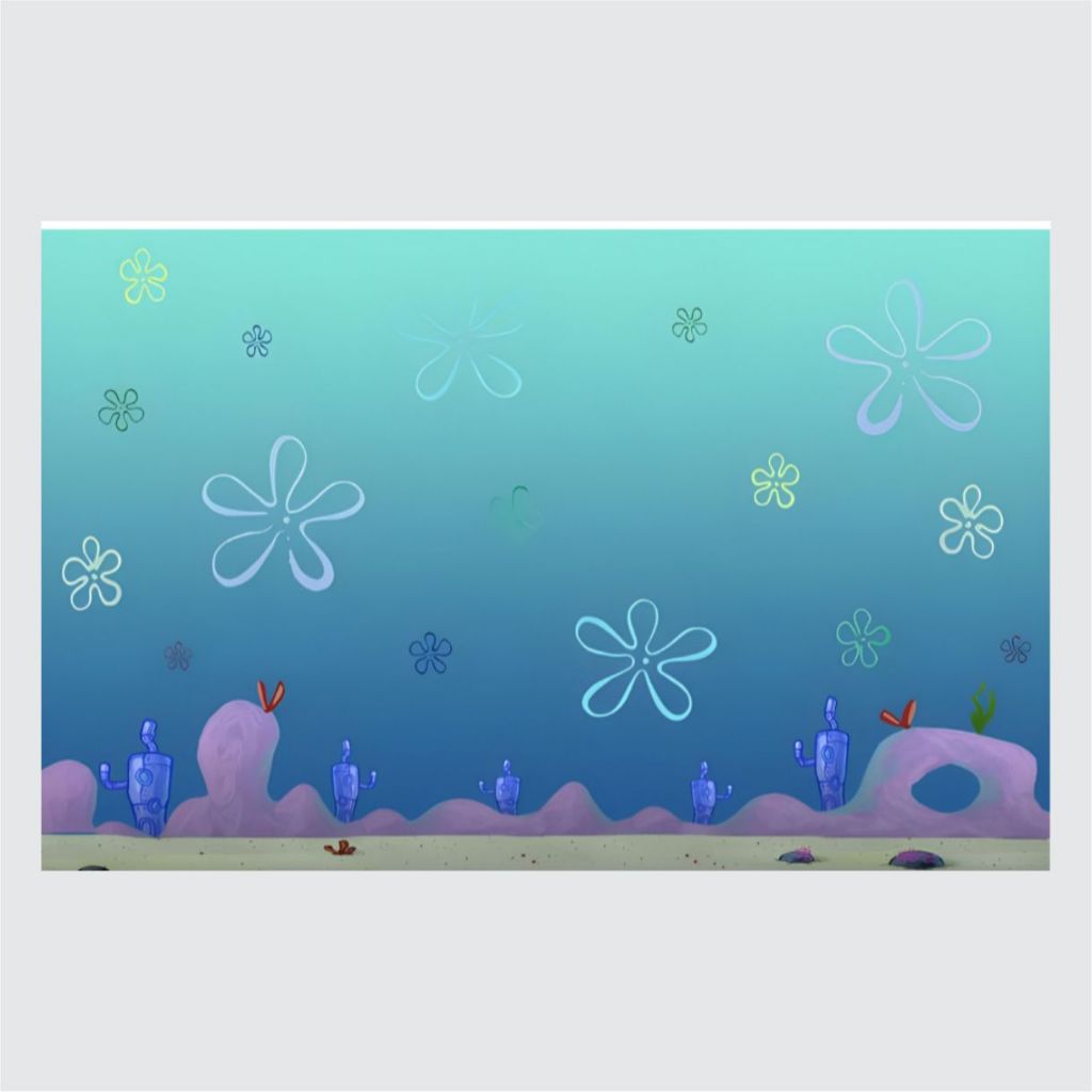 Adesivo Fundo Aquario 100x50 cm