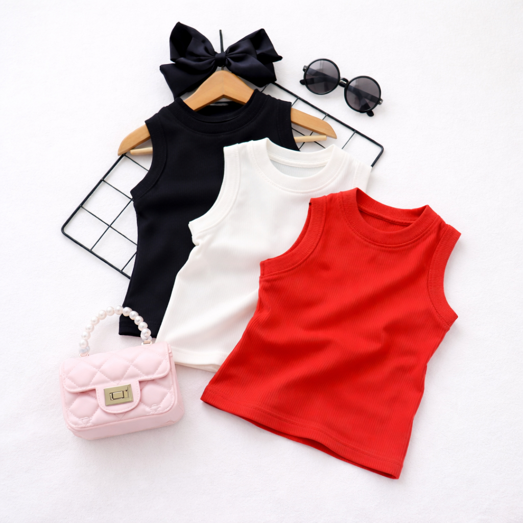 Regatas Feminina Regata Infantil Feminina Menina Para Meninas Blusa Blusinha Menina 100% Algodão Blogueira Verão Passeio