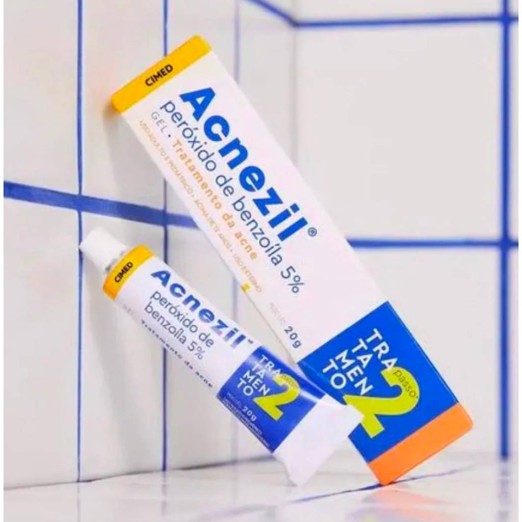 Acnezil Gel 20g - Elimina Bactéria Causadora da Acne, Ação Anti-inflamatória, Controle Oleosidade